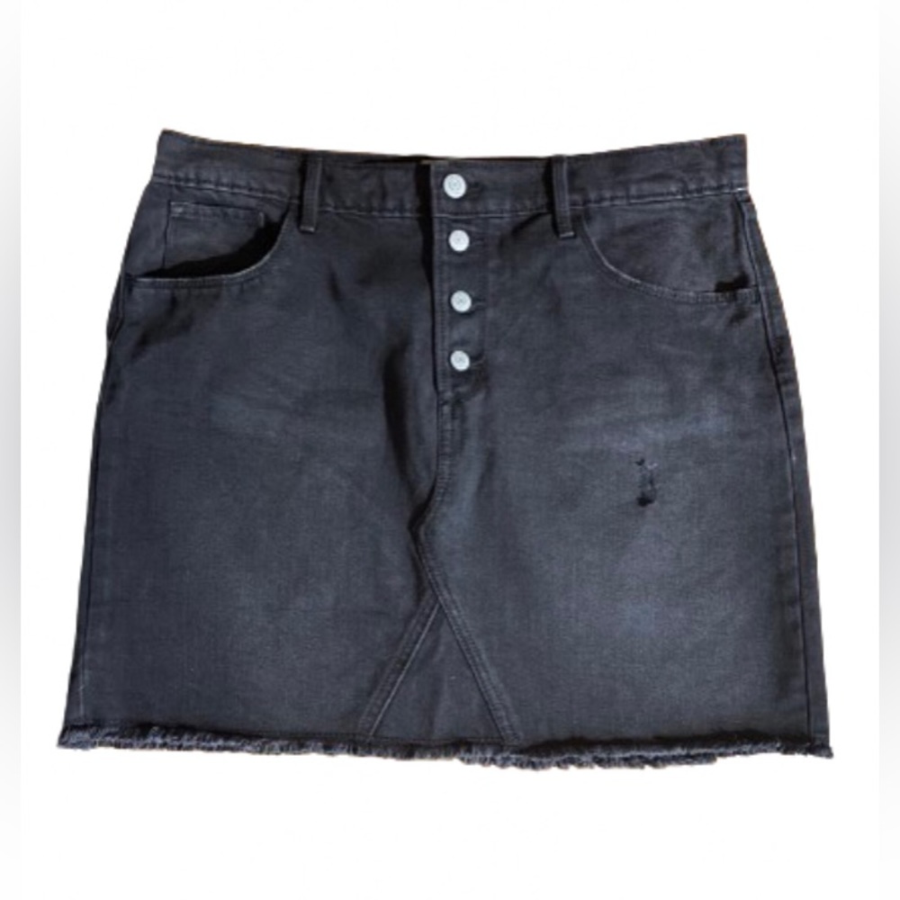 NWT Old Navy Women’s Black Denim Skirt Size XXL (16)